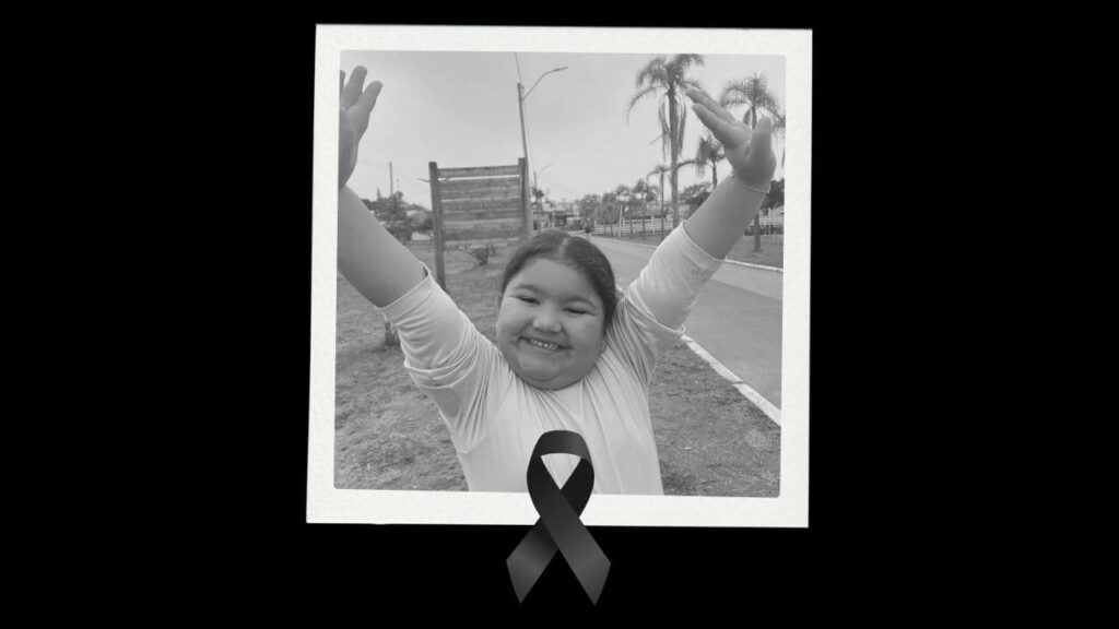 camaqua luto morte menina livia 7 anos