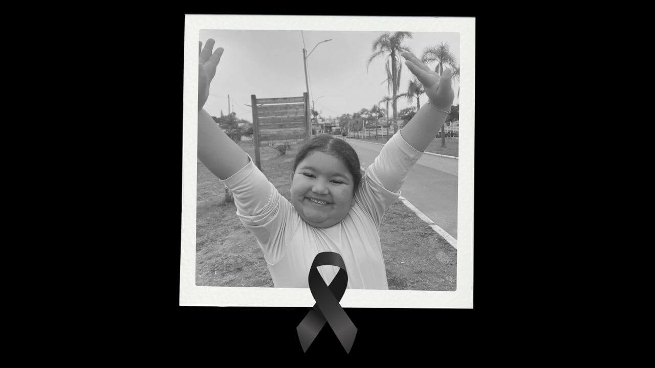 camaqua luto morte menina livia 7 anos