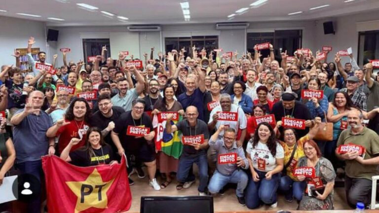 partido dos trabalhadores na regiao centro sul