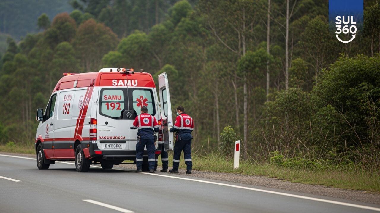 Motorista morre após capotamento na ERS-350, em Camaquã