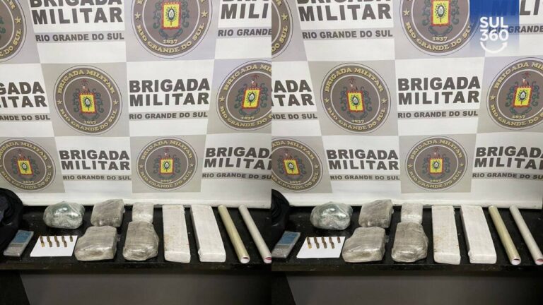 Brigada Militar prende traficante no bairro Getúlio Vargas, em Camaquã