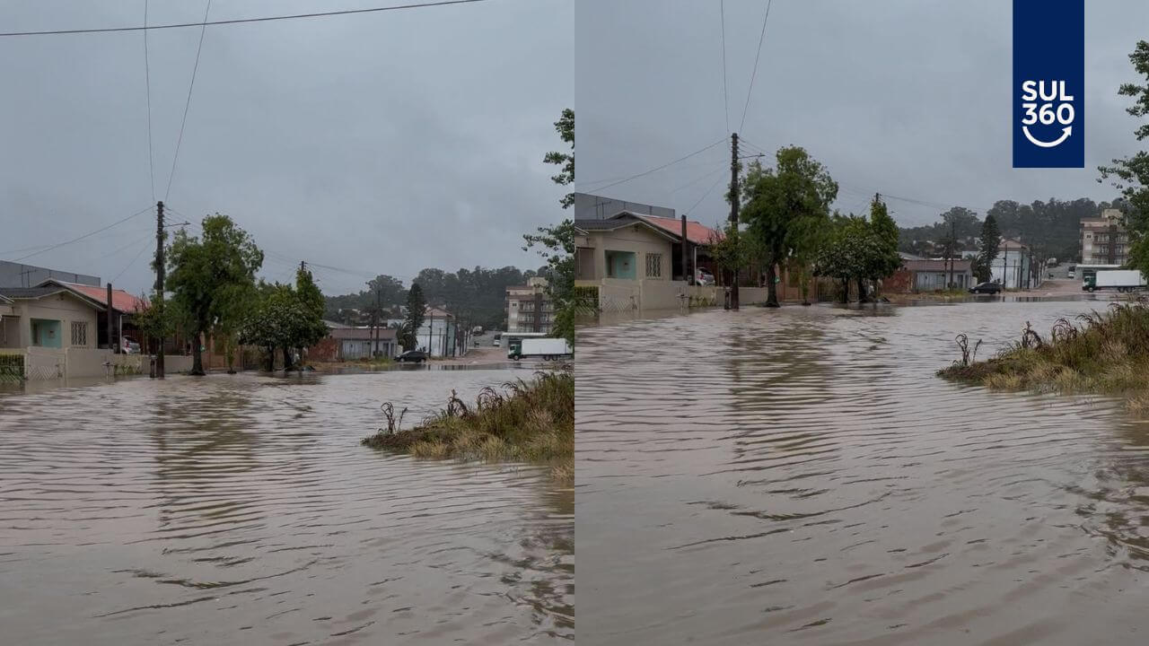 Chuva constante causa novos alagamentos em Camaquã nesta terça-feira