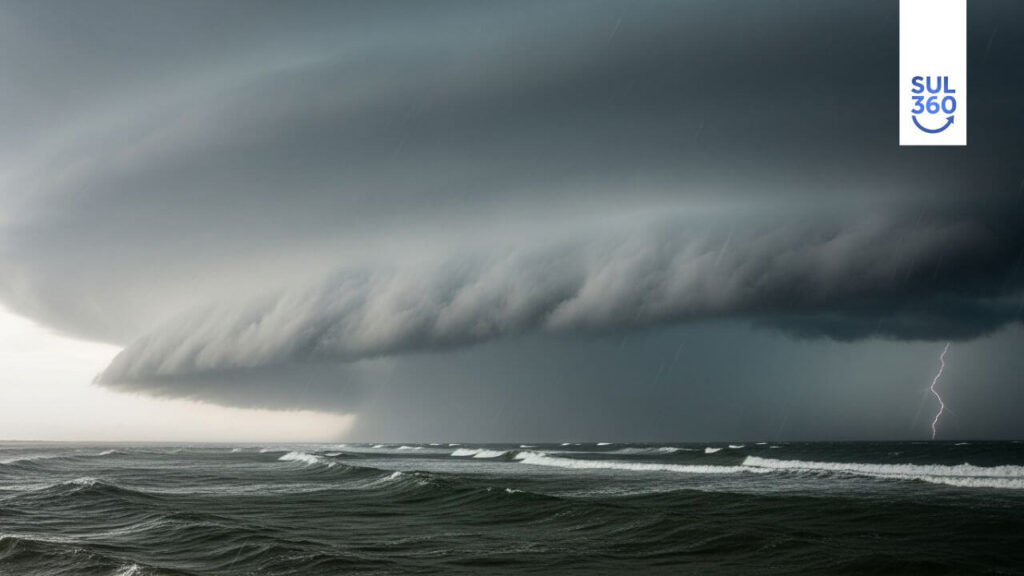 Camaquã e Costa Doce entram em alerta para efeitos de ciclone extratropical