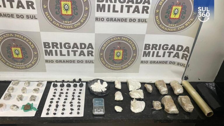 Jovem de 21 anos é preso por tráfico de drogas no bairro Viégas, em Camaquã