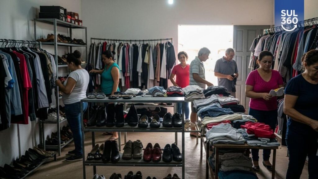 CRAS Getúlio Vargas promove doação de roupas e calçados em Camaquã