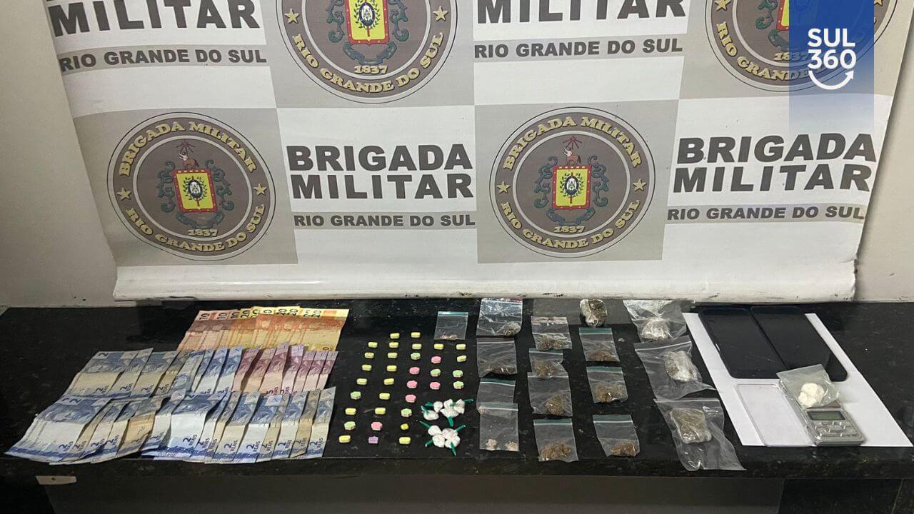 Mulher de 28 anos é presa por tráfico de drogas no bairro Olaria, em Camaquã