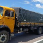 Acidente envolve dois caminhões na BR-116, em São Lourenço do Sul