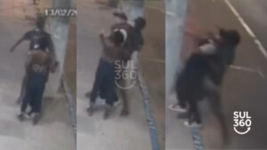 Vídeo mostra confusão e tentativa de vandalismo no Centro de Camaquã