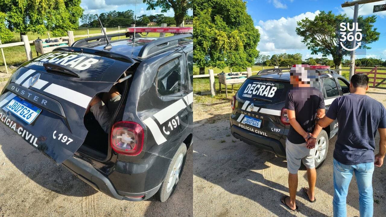 DECRAB prende foragido da Justiça em Arambaré