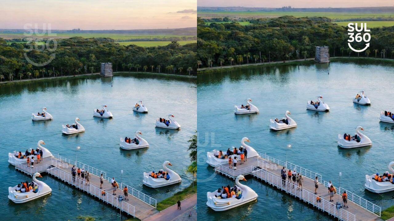 Vereador sugere instalação de pedalinhos no lago da Prainha; veja o vídeo