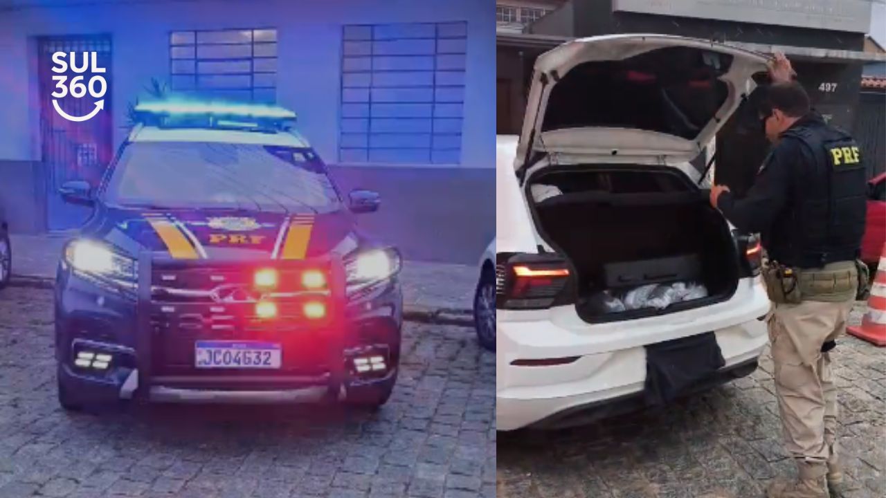 PRF prende dupla de criminosos com 30kg de haxixe em Cristal