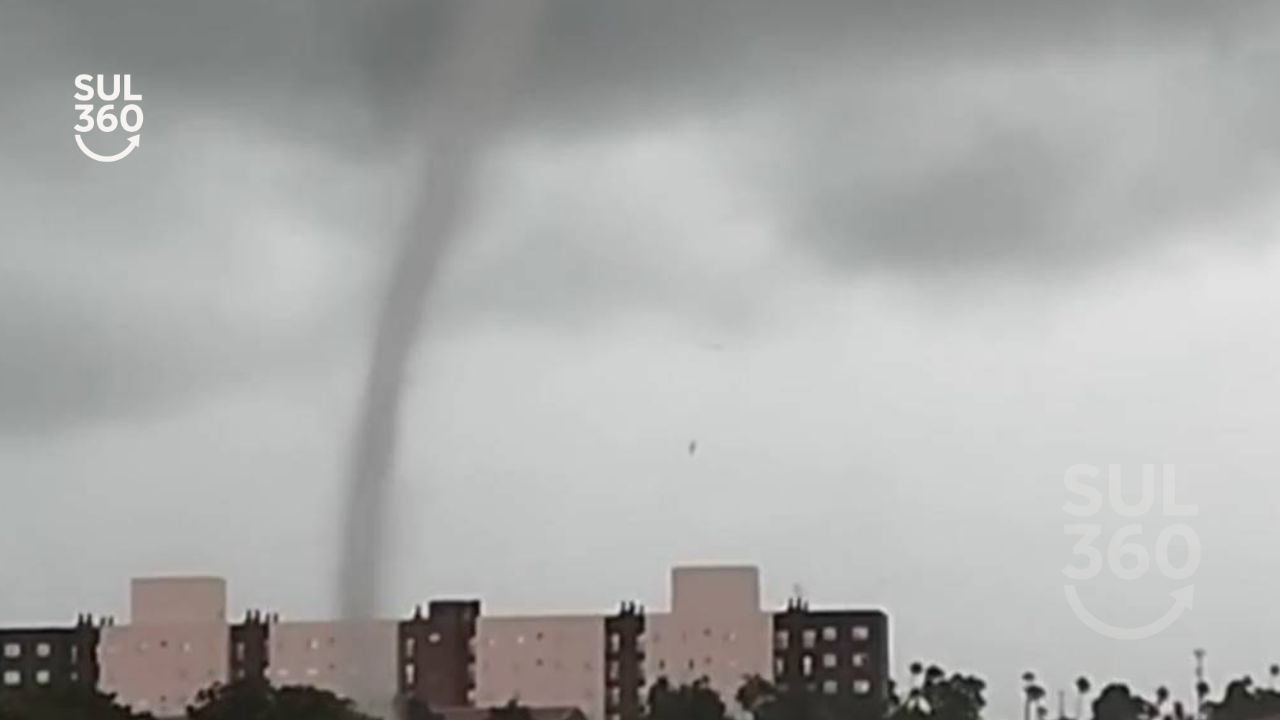 Defesa Civil confirma que tornado de curta duração atingiu Pelotas