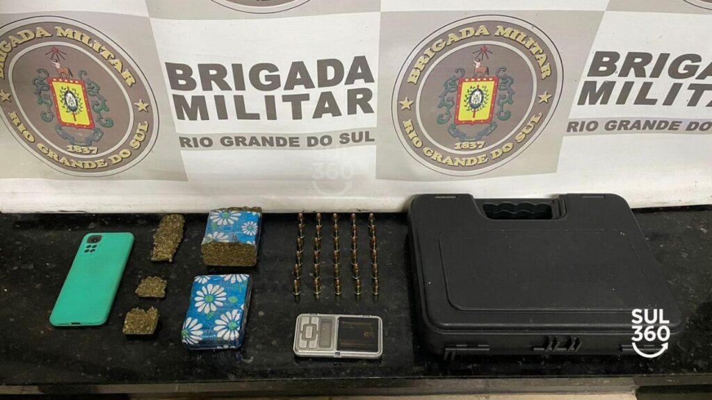 Traficante é preso no bairro Carvalho Bastos, em Camaquã