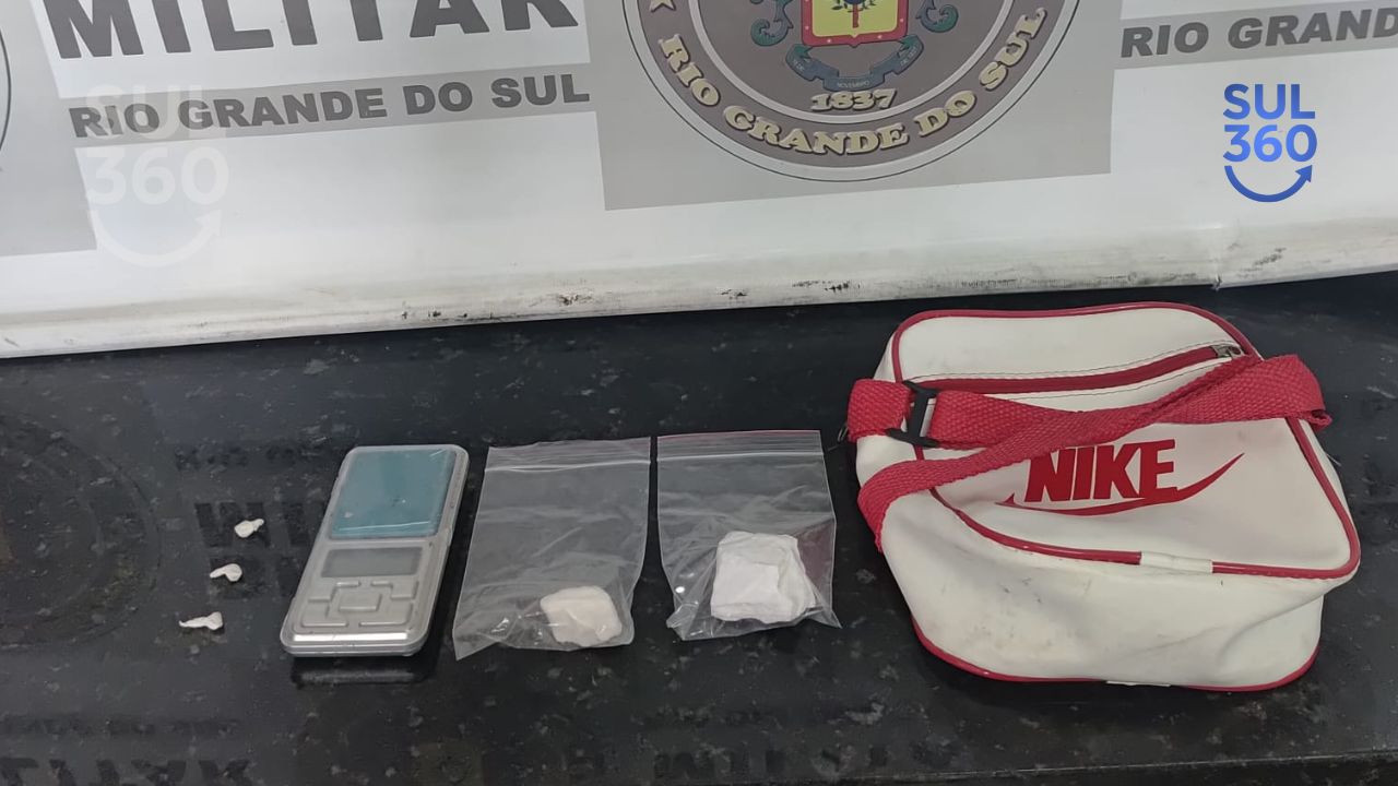 Traficante é preso pela Brigada Militar no bairro Viégas, em Camaquã