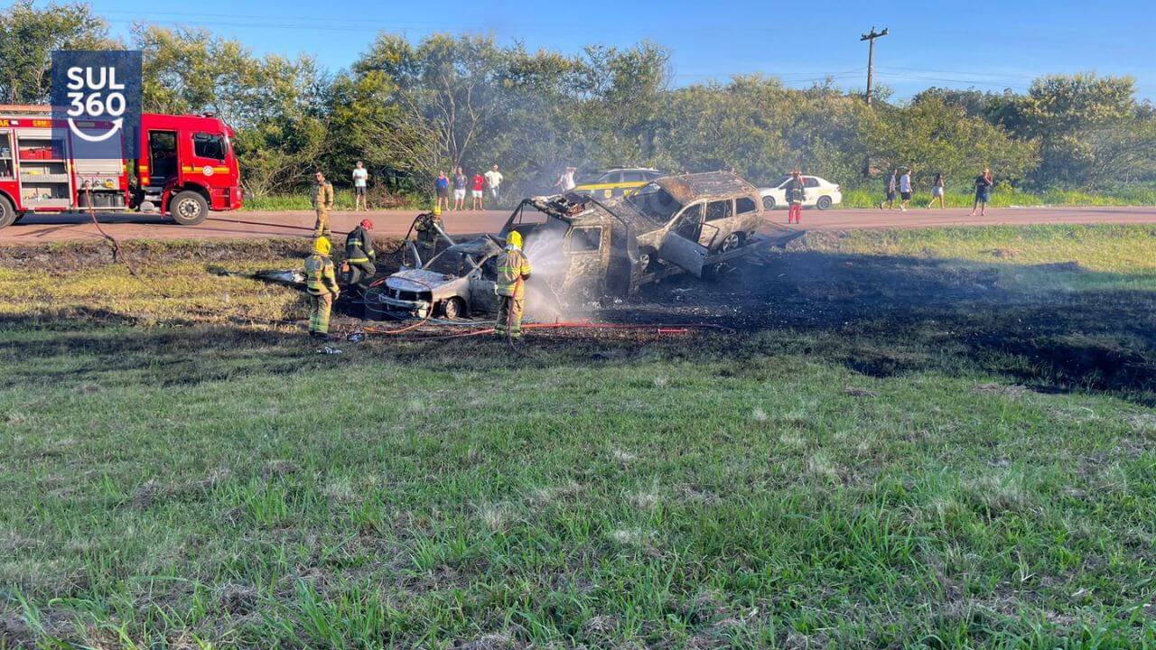 Motorista embriagado é preso após acidente com morte e incêndio na BR-116
