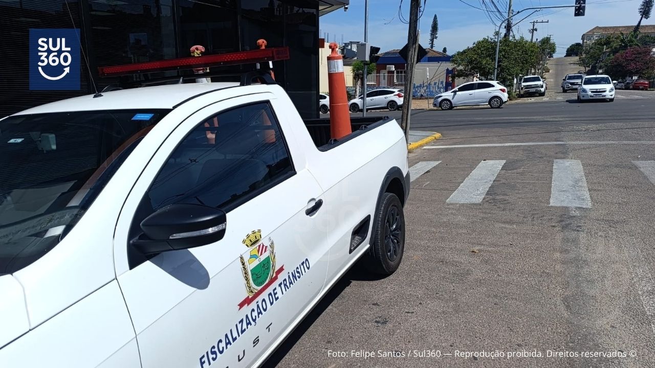 Acidente deixa motociclista ferido no Centro de Camaquã