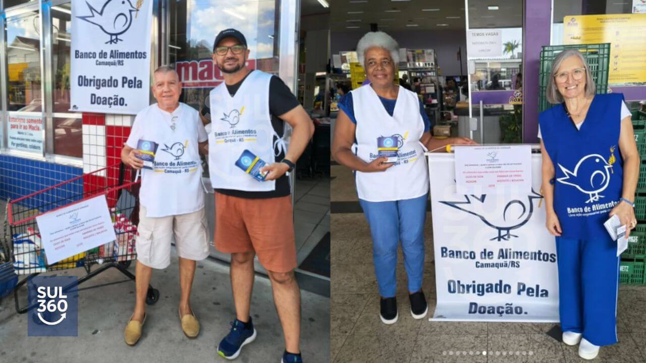 Banco de Alimentos de Camaquã realiza arrecadação em supermercados neste sábado