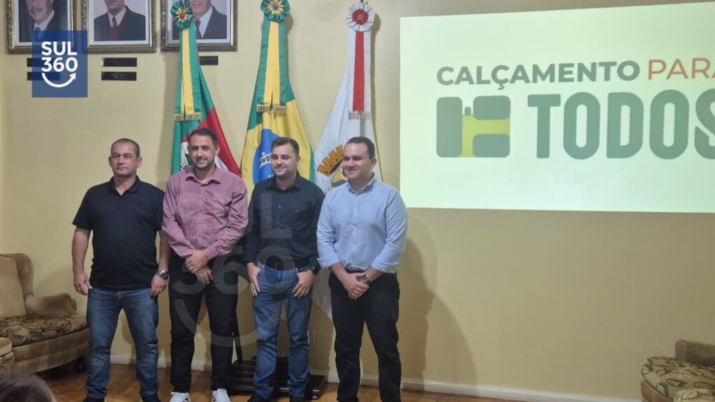 Prefeitura de Camaquã anuncia programa Calçamento para Todos