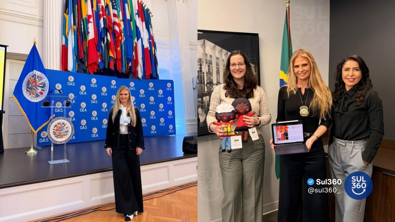 Camaquense apresenta Programa Liberar em evento da OEA em Washington, nos EUA