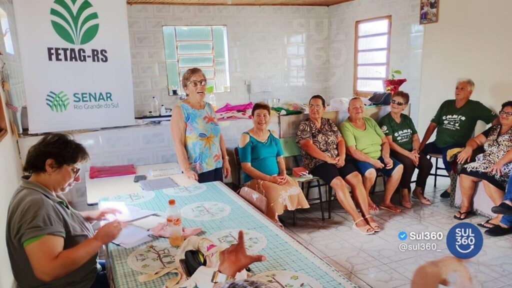 Comissão de Mulheres Trabalhadoras Rurais de Sentinela do Sul realiza encontro no interior