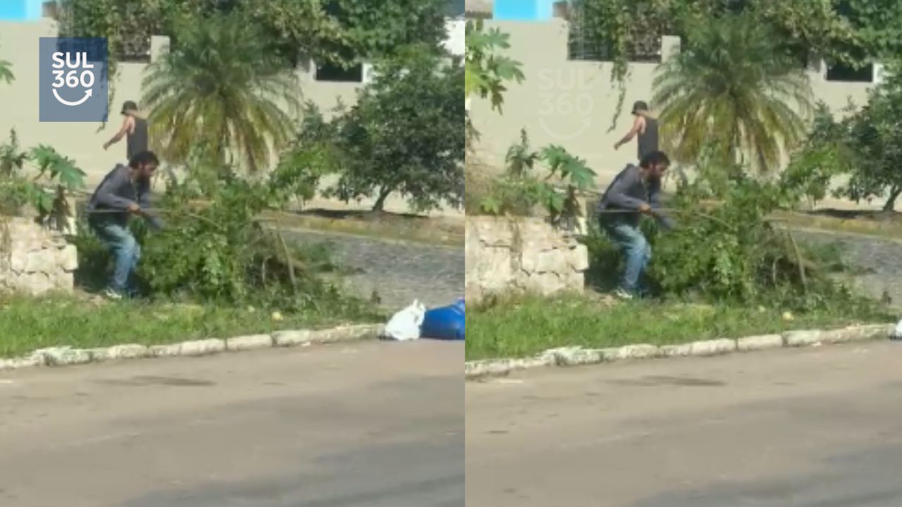 Homem é flagrado descartando lixo e podas de árvore em Camaquã