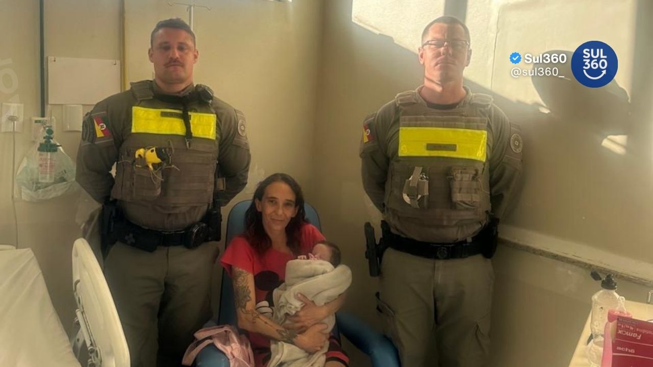 Brigada Militar salva recém-nascida engasgada em São Lourenço do Sul