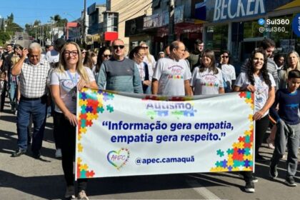 Caminhada de Conscientização ao Autismo será realizada neste sábado em Camaquã