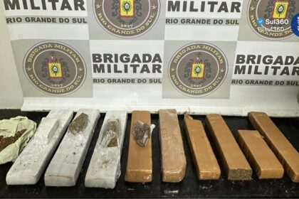 Ação da Brigada Militar resulta em prisão e apreensão de drogas na região de Camaquã