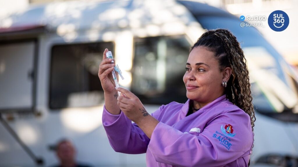 Vacinação durante aniversário de Camaquã reforça ações de saúde no município