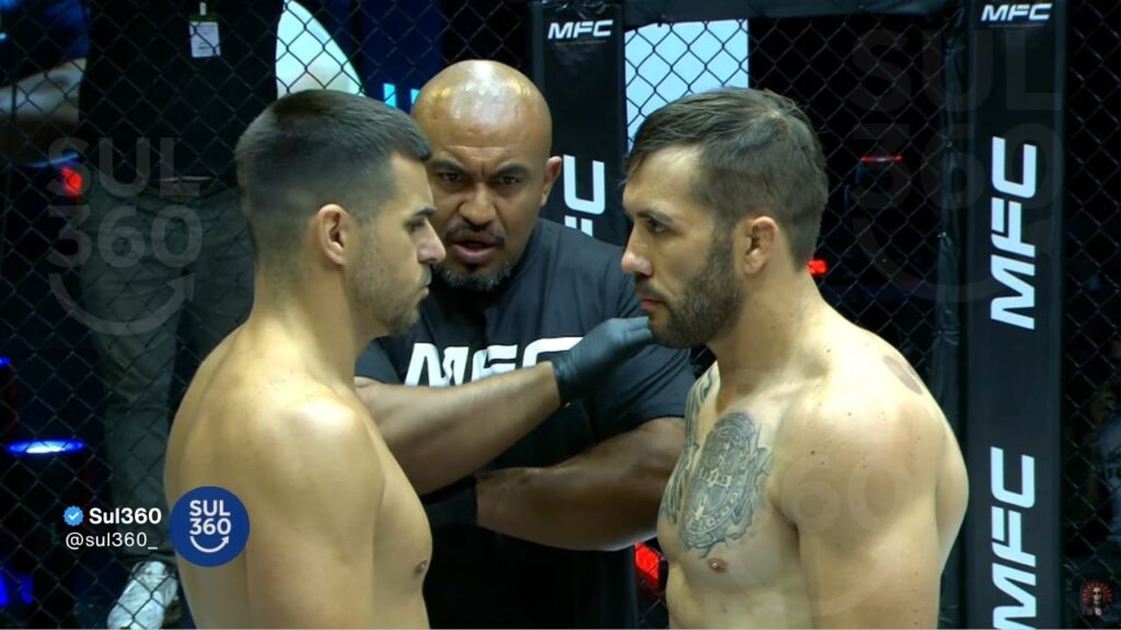 Camaquense Maicon Miler, o Birolho, vence mais uma luta no boxe profissional no MFC5