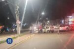Acidente entre carro e moto deixa uma pesso ferida em avenida de Camaquã