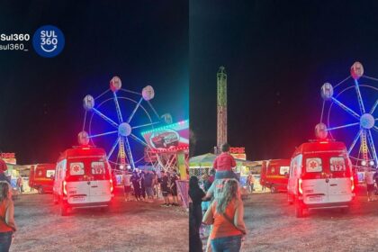 Briquedo "desaba" e deixa diversos feridos em parque de diversão de Guaíba