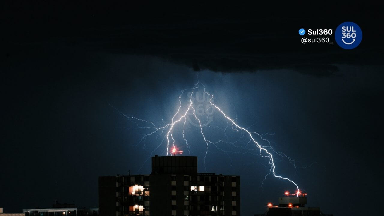 Ciclone extratropical traz massa de ar frio e derruba temperatura no Rio Grande do Sul