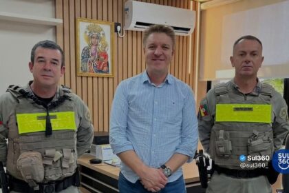 Dom Feliciano recebe novo comandante da Brigada Militar e reforça parceria com as forças de segurança