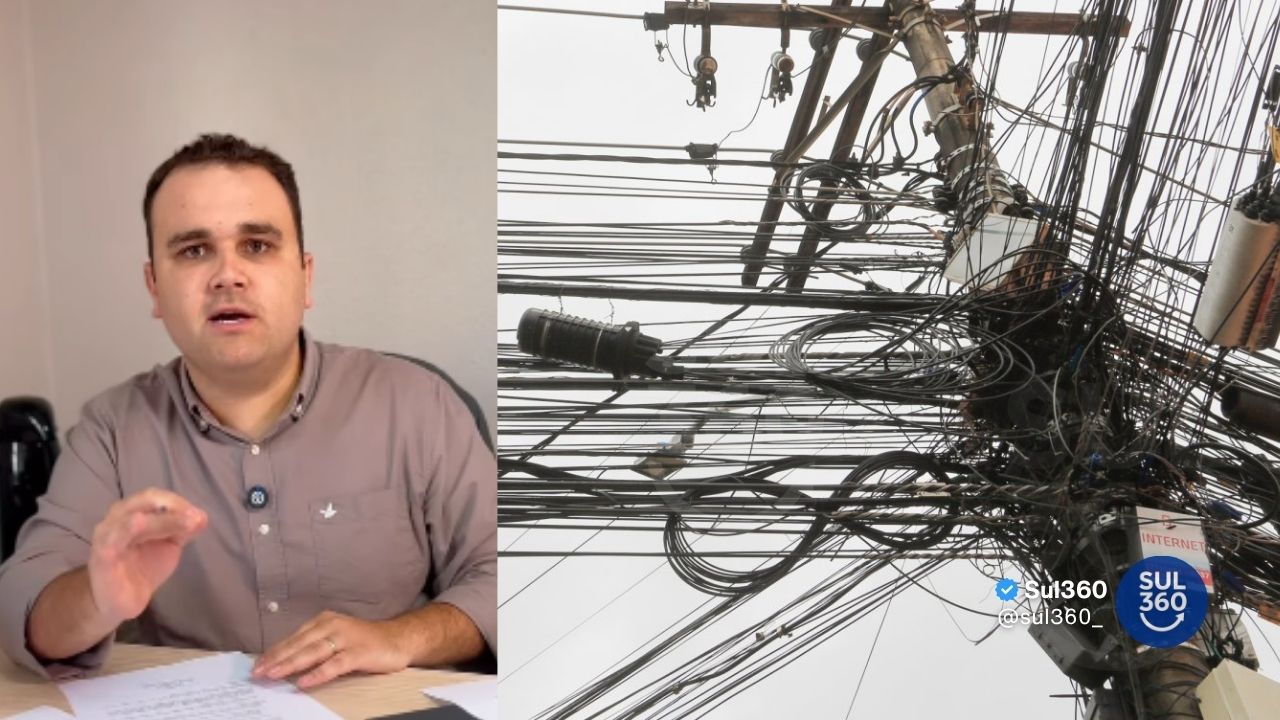 Prefeitura de Camaquã cobra solução para fios soltos e convoca empresas para reunião urgente