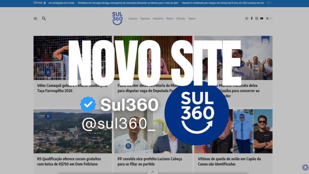 Com foco em Camaquã e região, Sul360 lança novo site de notícias