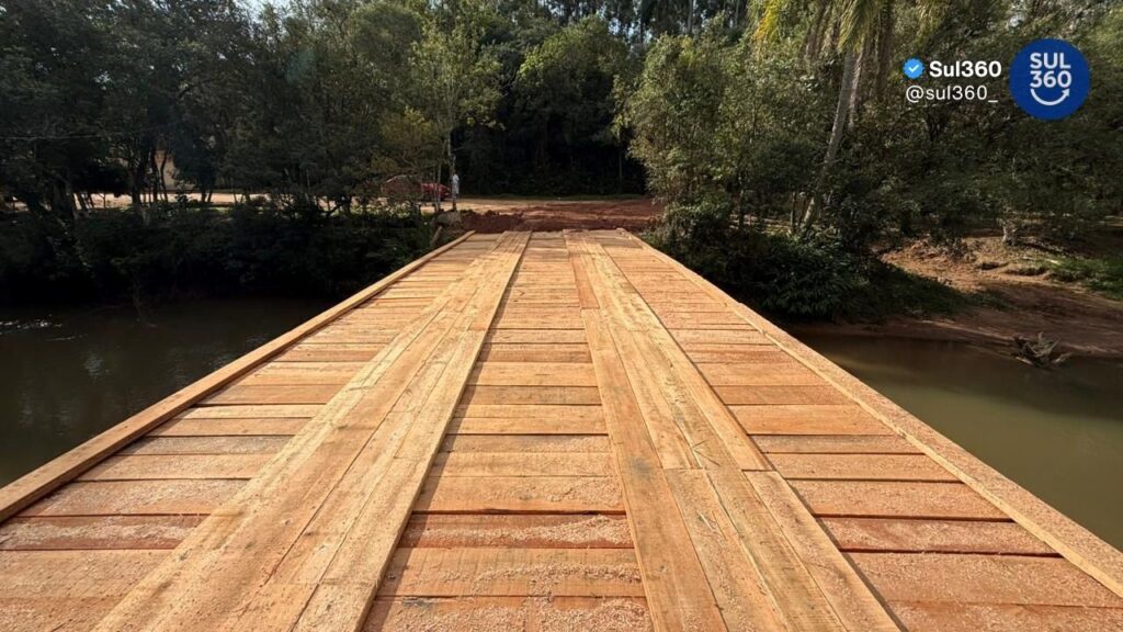 Ponte do Campestre é reconstruída no interior de Camaquã