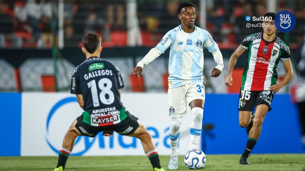 Grêmio recebe o Palestino em jogo decisivo pela Sul-Americana