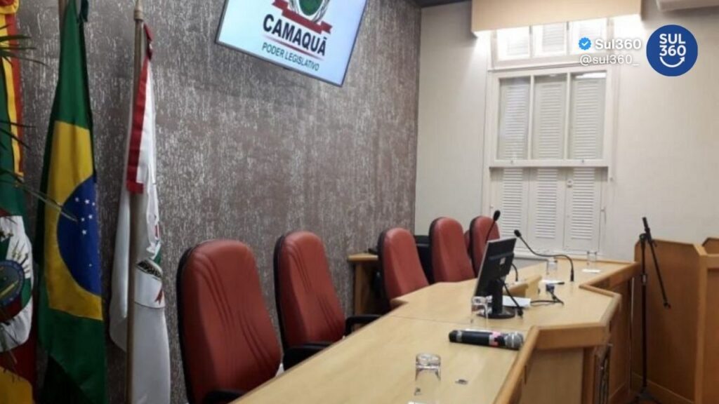 Presidente da Câmara registra esvaziamento da Câmara antes do fim de sessão em Camaquã