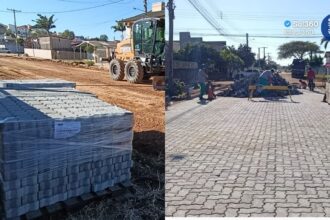 Ruas dos bairros Olaria e Dona Tereza recebem serviços de infraestrutura