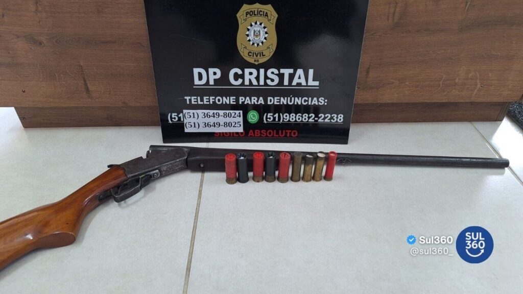 Suspeito de atirar em cachorro é detido na Vila Formosa, em Cristal