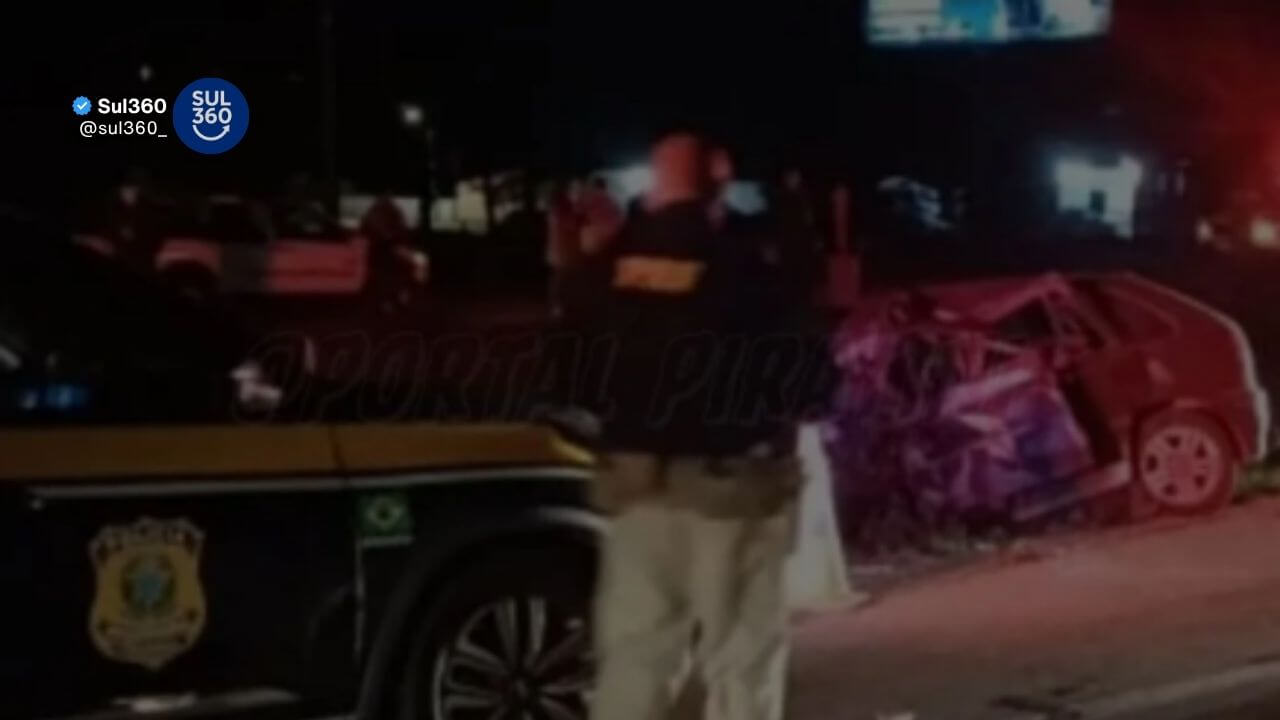Colisão frontal mata homem de 50 anos na BR-116, em Turuçu