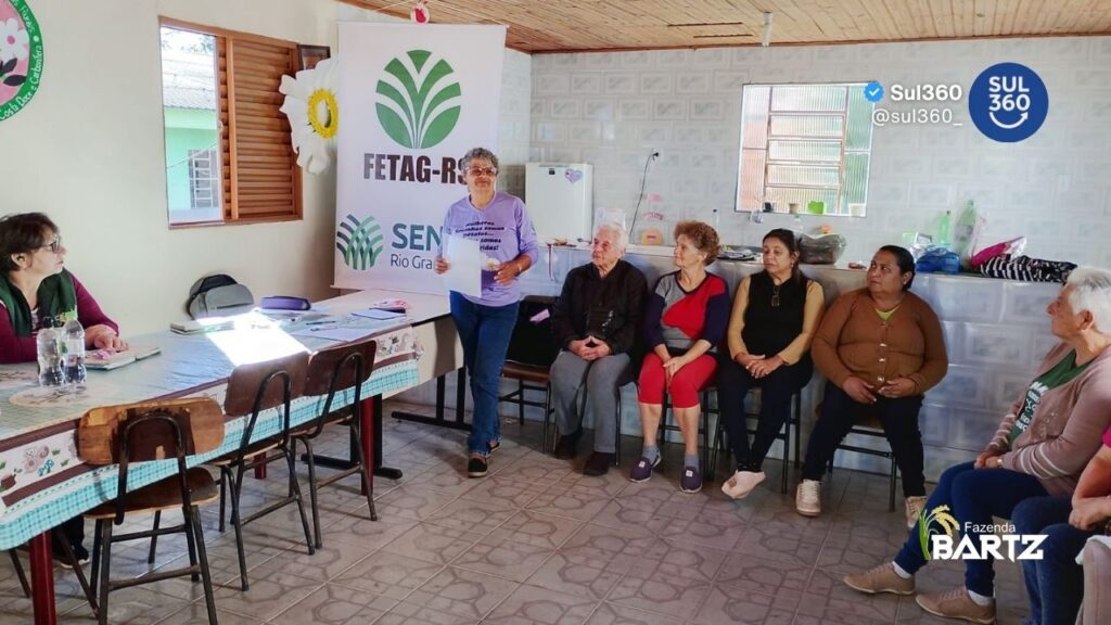 Regional Costa Doce e Carbonífera realiza encontro com comissão de mulheres rurais de Sentinela do Sul