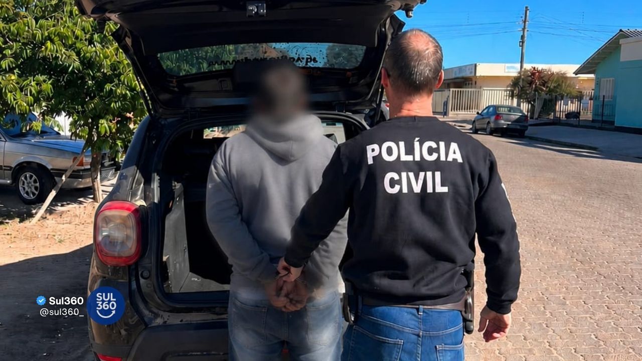 Autor de roubo descumpre medidas judiciais e acaba preso na Viégas, em Camaquã