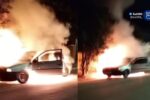 Carro é completamente destruído por incêndio em Camaquã