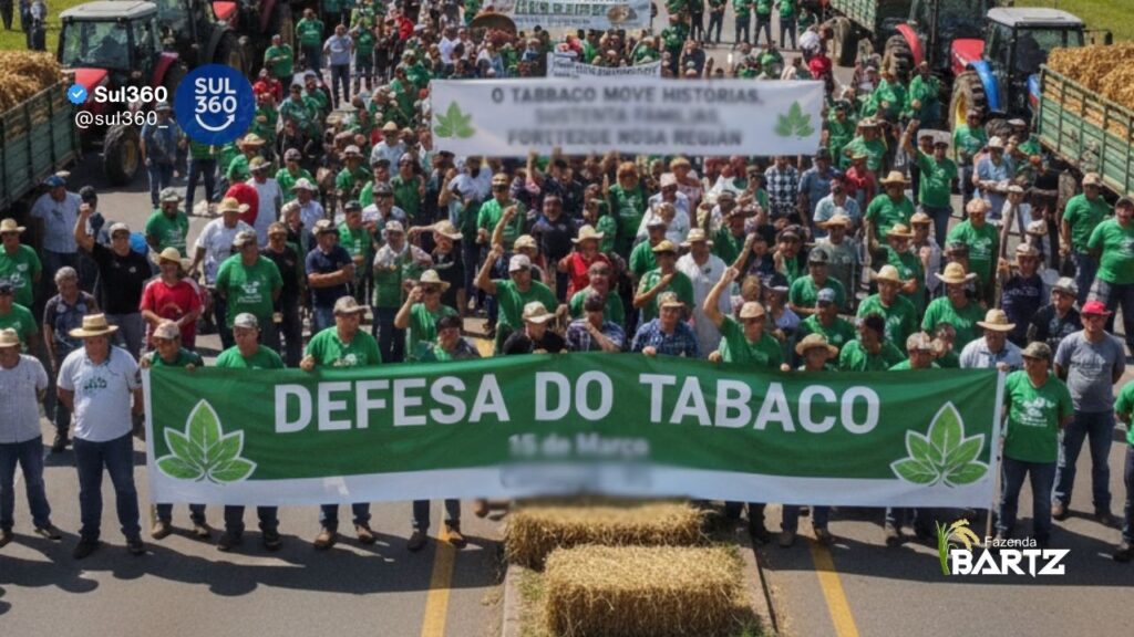 Camaquã recebe ato em defesa da fumicultura