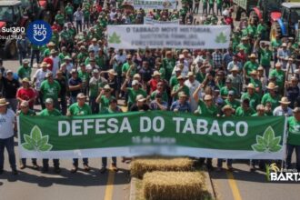 Camaquã recebe ato em defesa da fumicultura