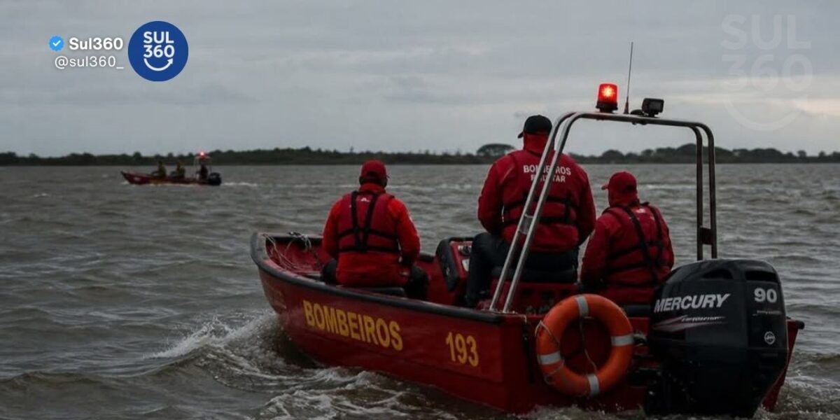 Naufrágio na Lagoa dos Patos deixa dois mortos e um desaparecido em Pelotas