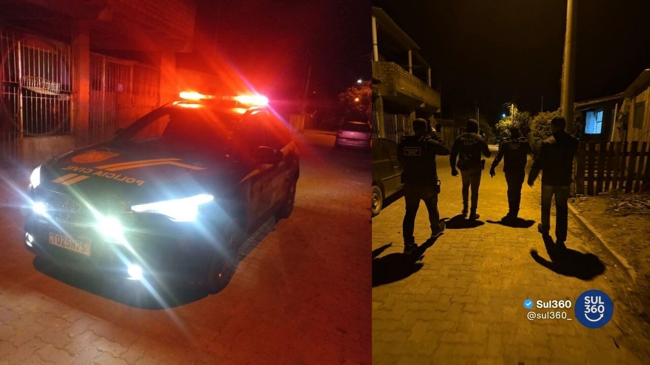 Polícia Civil prende dupla de criminosos no Beco do Biuti, em Tapes