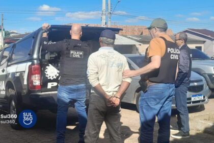 Suspeito de atirar em cachorro é detido na Vila Formosa, em Cristal
